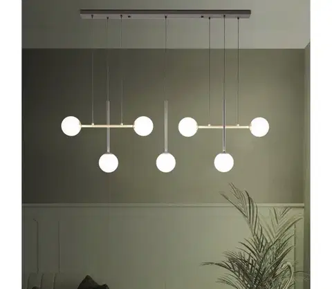 Svietidlá Eglo 390178 - Luster na lanku PAZ 7xE14/40W/230V zlatá/čierna 390178