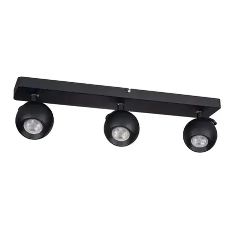 Lampy do obývačky Luster GALOBA 33677 Black LS3