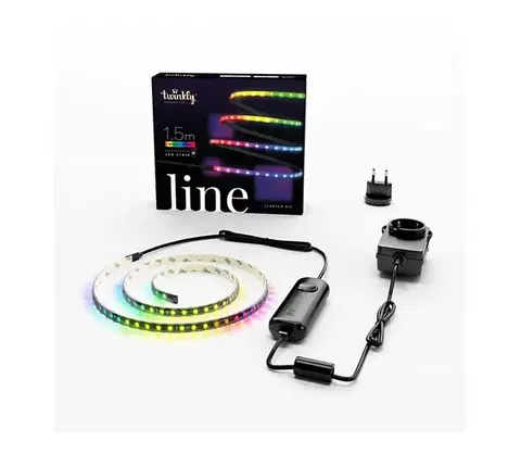 Vianočné osvetlenie Smart LED vianočná reťaz TWINKLY Line TWL100STW-BEU 1,5m WiFi
