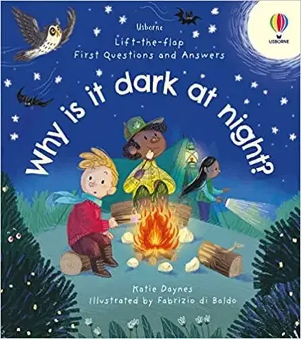 Leporelá, krabičky, puzzle knihy First Questions & Answers: Why is it dark at night? - Katie Daynes,Fabrizio di Baldo
