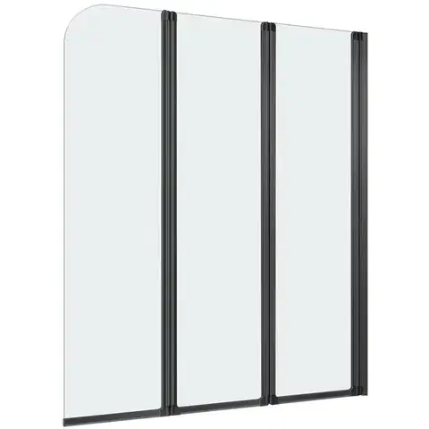 Vaňové zásteny Vaňová zástena Natali Black 3 HX121