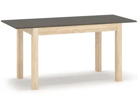Jedálenské stoly NABBI Novi EKT rozkladací jedálenský stôl dub sonoma / dub riviera truflový