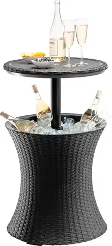 Záhradné stoly KETER Záhradný COLD BAR RATTAN | grafit