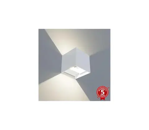 Záhradné lampy APLED - LED Vonkajšie nástenné svietidlo CUBE 2xLED/3W/230V IP65 134-0300