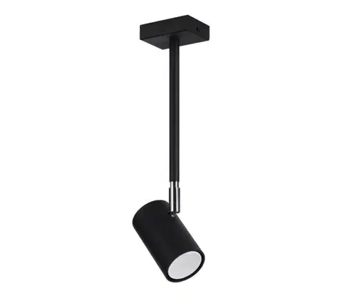 Svietidlá  SL.1074 - Luster na tyči NORANO 1xGU10/40W/230V čierna SL.1074