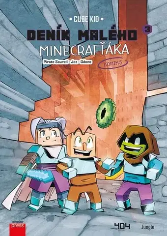 Dobrodružstvo, napätie, western Deník malého Minecrafťáka: komiks 3, 2. vydání - Cube Kid,Martin Herodek