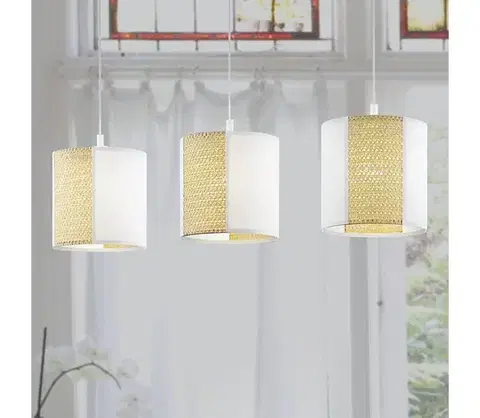 Svietidlá Eglo 43402 - Luster na lanku ARNHEM 3xE27/40W/230V 43402