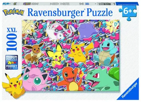 XL dieliky Ravensburger Puzzle Pokémoni 100 XXL Ravensburger