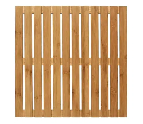 Svietidlá WENKO 24610100 - Rohož BAMBUSA 50x50 cm hnedá 24610100