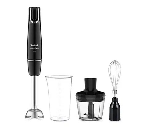 Predlžovacie káble Tefal - Tyčový mixér INFINY FORCE V2 3v1 1000W/230V čierna/nerez HB943838