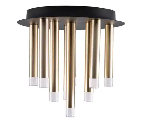 Svietidlá  Stropné svietidlo GLAM 9xG9/8W/230V zlatá 326645