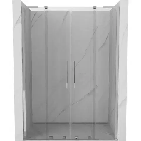 Sprchovacie kúty MEXEN/S - Velar L Duo posuvné sprchové dvere 160, transparent, chróm 871-160-003-02-01