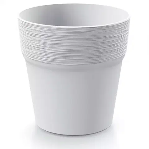 Záhrada Pot Furu Round - Biely