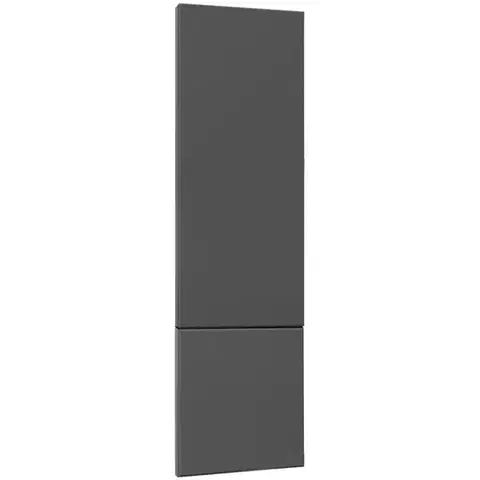 Kuchynské skrinky Čelo skrinky Luxeo F16-D40SPWN tenký rám dark grey