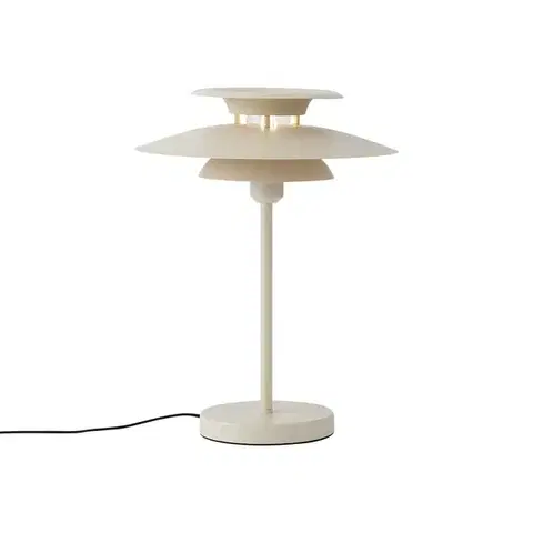 Stolné lampy Retro stolná lampa béžová oceľ 45cm - Pauly