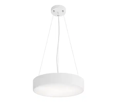 Svietidlá  Luster na lanku CLEO 3xE27/24W/230V pr. 40 cm biela 5907623690234
