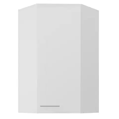 Kuchynské skrinky visiace Skrinka do kuchyne Lara biely 60x60 GN-108 1F (45°)