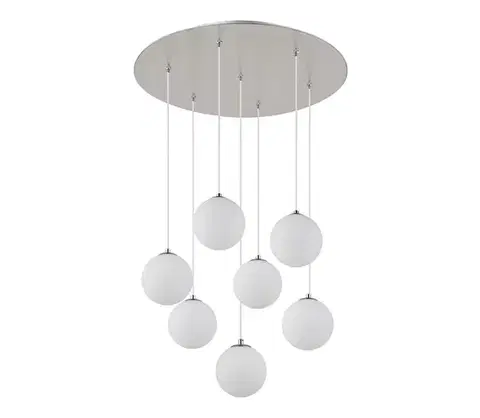 Svietidlá Globo 56140-7H - LED Luster na lanku RIHA 7xG9/3,5W/230V biela 56140-7H