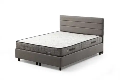 Postele Rám manželskej postele s čelom Motya 150 x 200 - Light Grey