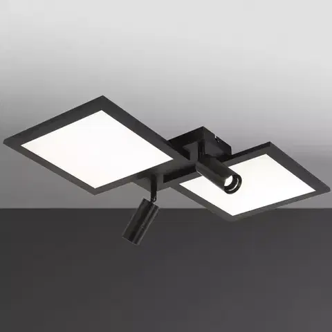 Moderné lampy do obývačky Stropnica BINGO BLACK AC-BILED32BL LED PL4