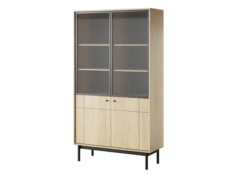 Nábytok ArtPS Vitrína JAPANESE WT104 | oak line