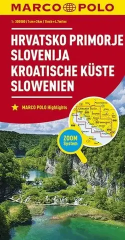 Európa Chorvatské pobřeží, Slovinsko 1:300T