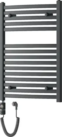 Radiátory do kúpeľne MEXEN/S - Helios radiátor + vykurovacia tyč 800 x 600 mm, 600 W, antracit W103-0800-600-2600-66