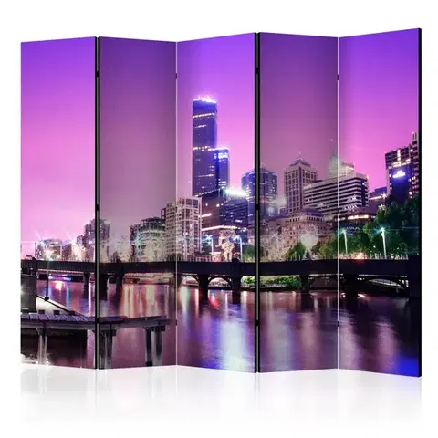 Paravány Paraván Purple Melbourne Dekorhome
