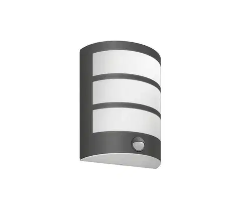 Svietidlá Philips-LED Vonkajšie nástenné svietidlo so senzorom PYTHON LED/6W/230V 4000K IP44 871951441765600