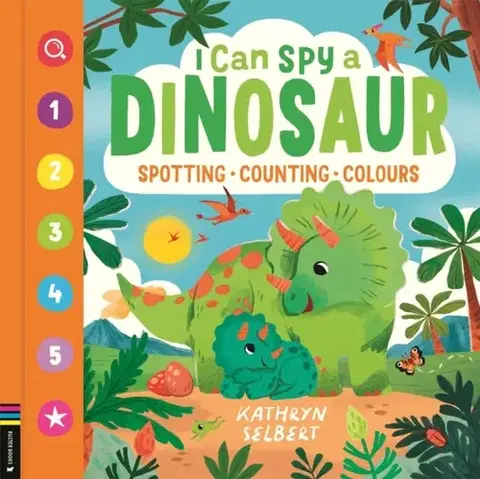 Leporelá, krabičky, puzzle knihy I Can Spy a Dinosaur - Buster Books