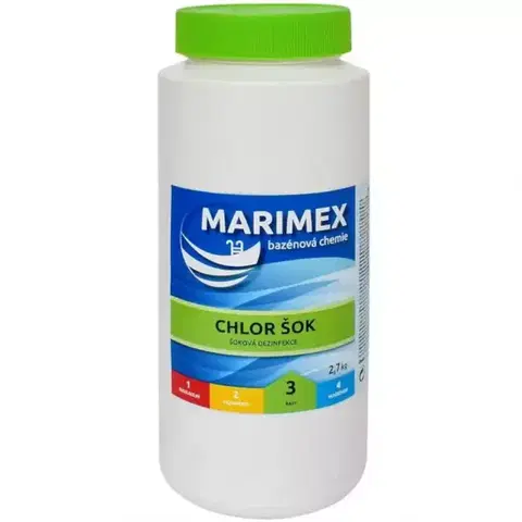 Chlór do bazénov Bazénová chémia Aquamar Chlor Shock 2,7 kg