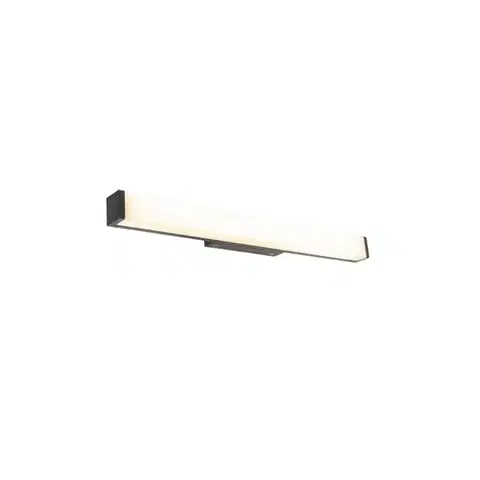 Osvetlenie do kúpeľne Moderné nástenné svietidlo do kúpeľne čierne 62 cm IP44 - Cascada