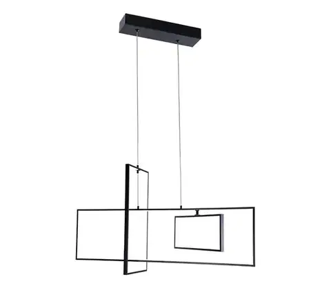 Svietidlá ONLI - LED Luster na lanku SQUID LED/60W/230V 4000K čierna 5047/SN