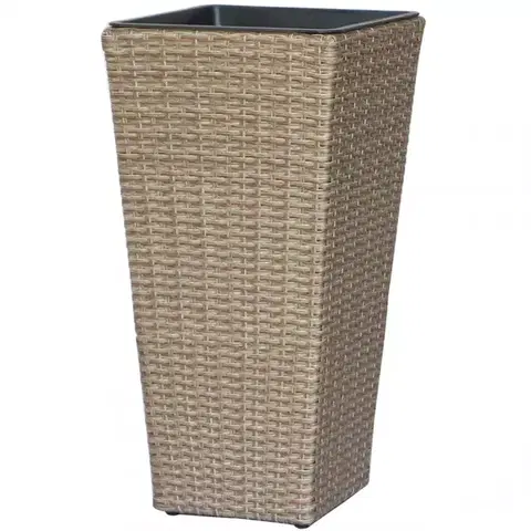 Záhrada Kvetináč ratan 2459 L 70x35x35