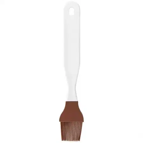 Dekorácie a bytové doplnky Silikónová kefka 22 cm hnedá