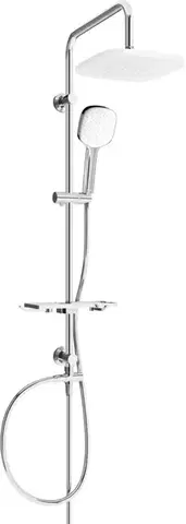 Kúpeľňové batérie MEXEN/S MEXEN/S - T33 sprchový set chróm / biela 798333393-02