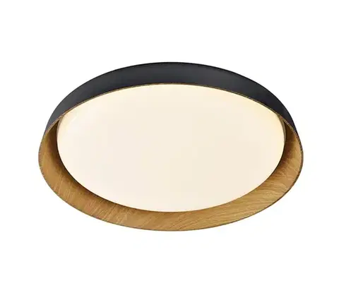 Svietidlá Top Light-LED Stm. stropné svietidlo SATELLITE LED/36W/230V 3000-6500K čierna + DO Satellite 40C RC