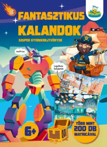 Nalepovačky, vystrihovačky, skladačky Fantasztikus kalandok