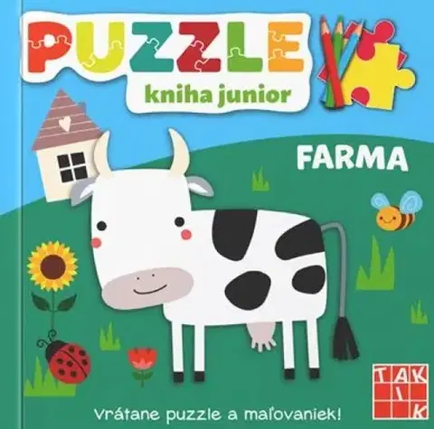 Leporelá, krabičky, puzzle knihy Farma - Puzzle kniha junior