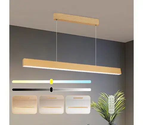 Svietidlá BRILAGI - LED stmievateľný luster SLEEKLINE SMART LED/40W/230V Wi-Fi Tuya + diaľkový ovládač BRI361