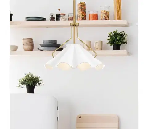 Svietidlá Elstead Quoizel QZ-MEJIA-1P-S-AB - Luster na tyči MEJIA 1xE27/60W/230V pr. 35,6 cm mosadz QZ-MEJIA-1P-S-AB