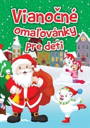 Nalepovačky, vystrihovačky, skladačky Vianočné omaľovánky pre deti