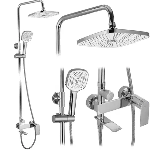 Kúpeľňové batérie REA REA - Sprchový set STORM CHROME REA-P4882