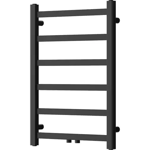Radiátory do kúpeľne MEXEN - Bolt vykurovací rebrík/radiátor 700 x 500 mm, 188 W, čierna W126-0700-500-00-70
