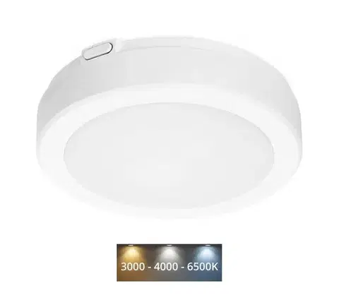 Svietidlá  LED Kúpeľňové stropné svietidlo NAIROS LED/12W/230V 3000/4000/6500K IP65 biela KFN212WBI