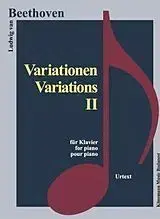 Hudba - noty, spevníky, príručky Beethoven Variationen II - Ludwig van Beethoven