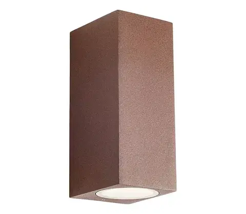 LED osvetlenie Redo 90531 - LED Vonkajšie nástenné svietidlo BRIO LED/10W/230V 3000K IP54 hnedá 90531