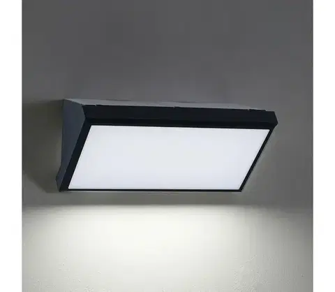 Svietidlá BRILAGI - LED Vonkajšie nástenné svietidlo TRIANGLE LED/20W/230V čierna IP65 BRI064