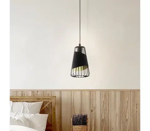 Svietidlá Eglo 49447 - Luster na lanku AUSTELL 1xE27/60W/230V 49447