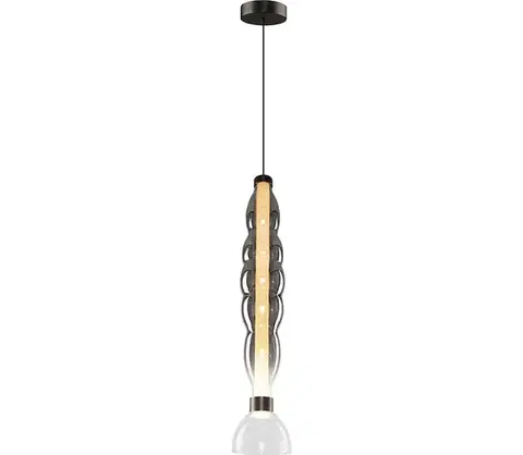 Svietidlá  LED Luster na lanku LUCCO LED/18W/230V pr. 15 cm dymová ML1415
